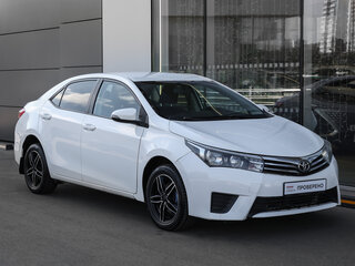 2013 Toyota Corolla XI (E160, E170, E180), белый, 949000 рублей, вид 3