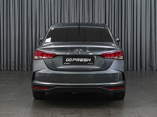 2020 Hyundai Solaris II Рестайлинг, серый, 1689500 рублей, вид 4