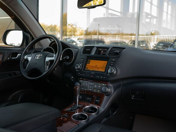 2011 Toyota Highlander II (XU40) Рестайлинг, серый - вид 9