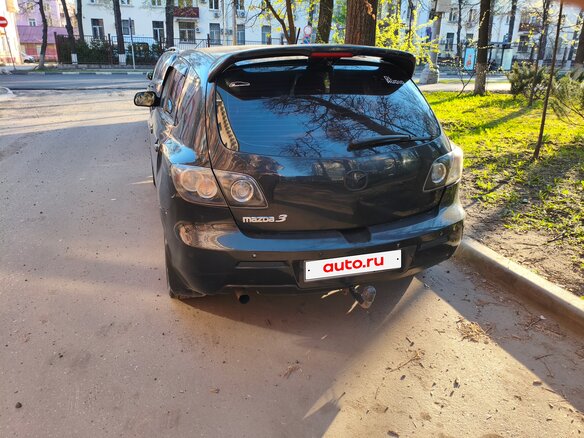 2007 Mazda 3 I (BK) Рестайлинг, чёрный, 380000 рублей - вид 9