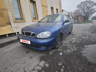 2008 Daewoo Lanos, синий, 195000 рублей, вид 1
