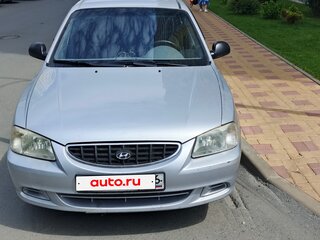 2004 Hyundai Accent ТагАЗ II, серебристый, 340000 рублей, вид 1