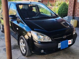 2008 Hyundai Getz I Рестайлинг, чёрный, 640000 рублей, вид 2