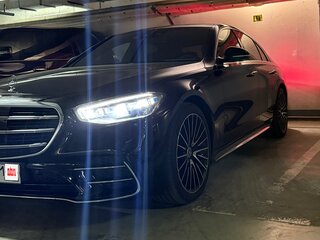 2022 Mercedes-Benz S-Класс 400 d 4MATIC VII (W223), чёрный, 9800000 рублей, вид 3