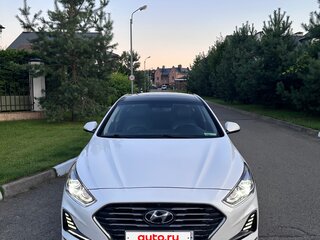 2017 Hyundai Sonata VII (LF) Рестайлинг, белый, 1950000 рублей, вид 5
