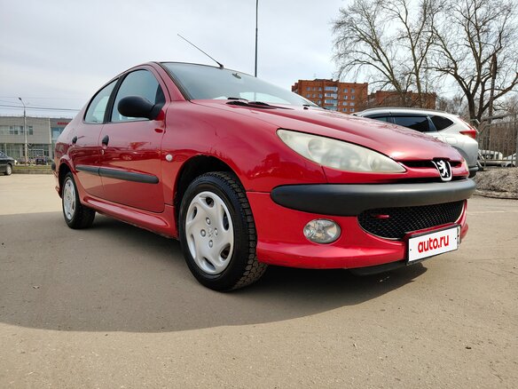 2009 Peugeot 206, красный, 299000 рублей - вид 1