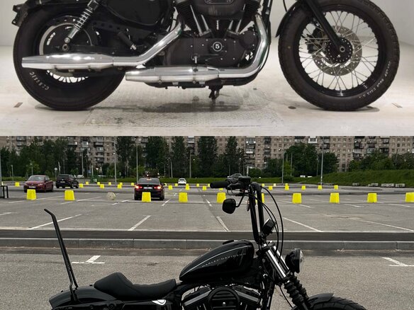 2009 Harley-Davidson Sportster 1200, чёрный, 1000000 рублей - вид 8