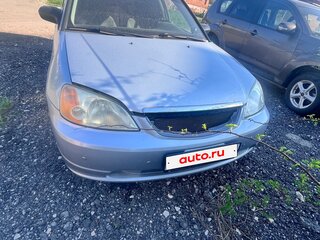 2002 Honda Civic VII, серебристый, 320000 рублей, вид 1