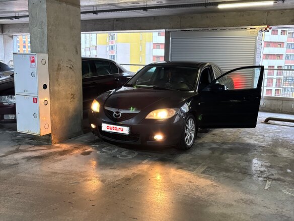 2008 Mazda 3 I (BK) Рестайлинг, чёрный - вид 8