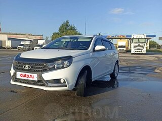 2018 Lada (ВАЗ) Vesta SW I, белый, 880000 рублей, вид 1