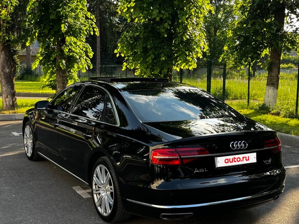 2014 Audi A8 Long III (D4) Рестайлинг, чёрный, 1950000 рублей - вид 5