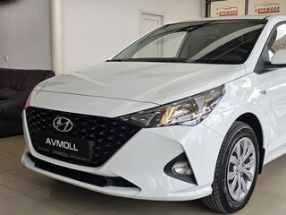 2021 Hyundai Solaris II Рестайлинг, белый, 1758000 рублей, вид 3