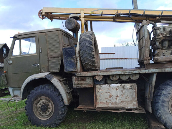 1991 КамАЗ Буровая установка, зелёный, 2600000 рублей - вид 6
