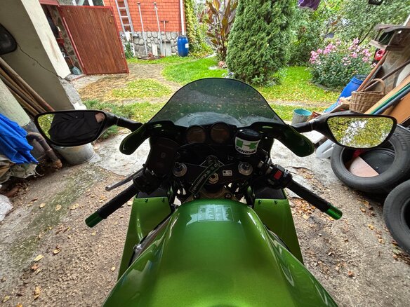 2004 Kawasaki ZX-9R Ninja, зелёный, 430000 рублей - вид 16