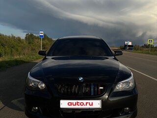 2008 BMW 5 серии 530xi V (E60/E61) Рестайлинг, чёрный, 1380000 рублей, вид 3