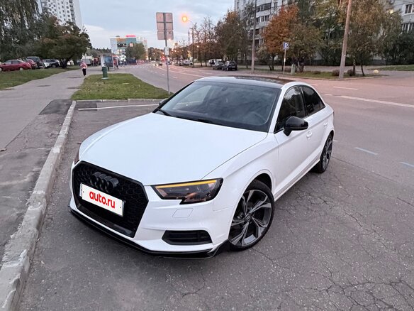 2018 Audi A3 III (8V) Рестайлинг, белый, 1600000 рублей - вид 4