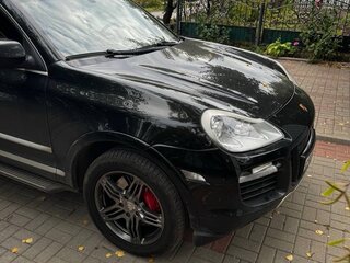 2008 Porsche Cayenne Turbo I Рестайлинг (957), чёрный, 1850000 рублей, вид 2