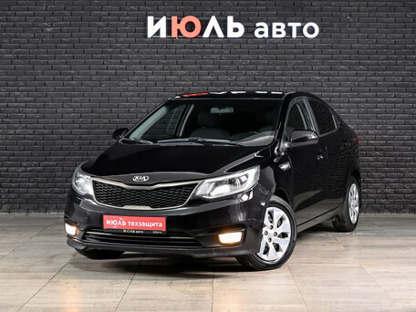 2017 Kia Rio III Рестайлинг, чёрный, 1190000 рублей, вид 1