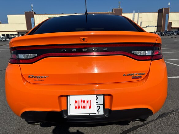 2013 Dodge Dart PF, оранжевый, 830000 рублей - вид 4