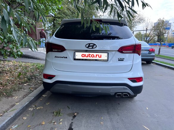 2017 Hyundai Santa Fe III Рестайлинг, белый, 2820000 рублей - вид 5