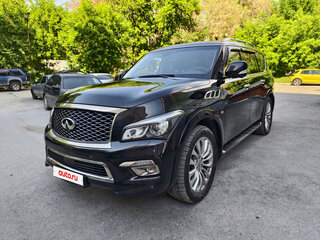 2017 Infiniti QX80 I Рестайлинг, чёрный, 3289000 рублей, вид 1
