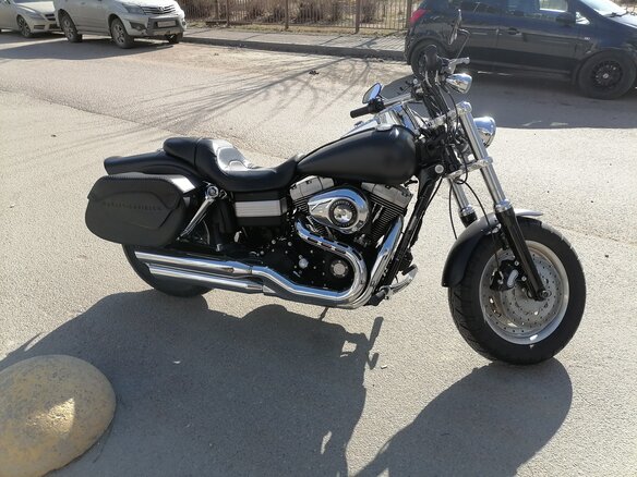 2008 Harley-Davidson Fat Bob, чёрный, 797000 рублей - вид 7