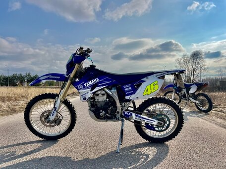 2008 Yamaha WR450F, синий, 420000 рублей, вид 2