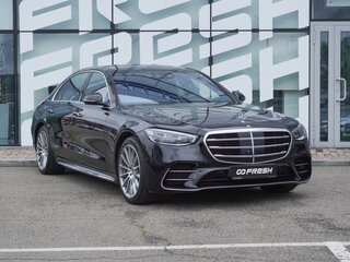 2021 Mercedes-Benz S-Класс 500 4MATIC VII (W223), чёрный, 9785000 рублей, вид 1