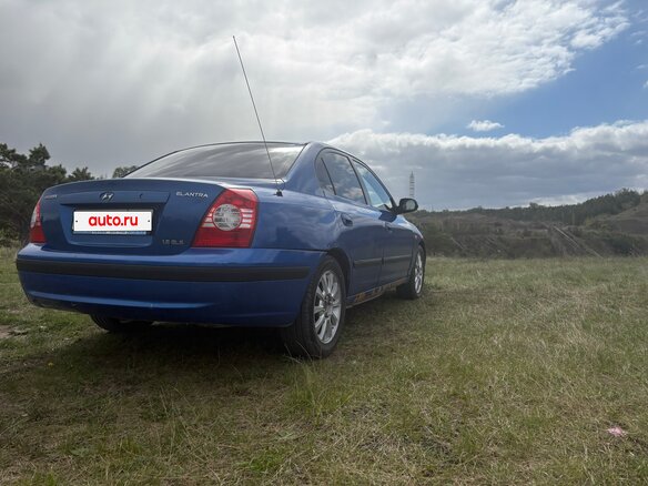 2003 Hyundai Elantra III (XD2) Рестайлинг, синий, 300000 рублей - вид 5