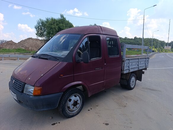 1998 ГАЗ ГАЗель (33023/330273) Фермер, красный, 160000 рублей - вид 4