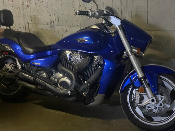 2007 Suzuki Boulevard M109R, синий, 1100000 рублей - вид 8