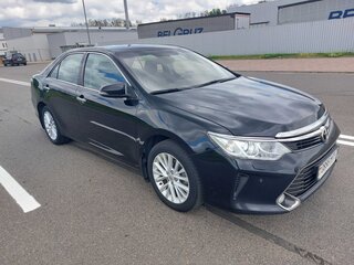 2014 Toyota Camry VII (XV50) Рестайлинг, чёрный, 1859170 рублей, вид 2