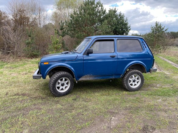 2012 Lada (ВАЗ) 2121 (4x4) I Рестайлинг, синий, 450000 рублей - вид 3