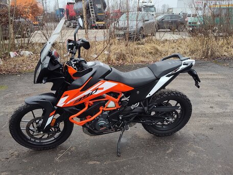 2023 KTM 390 Adventure, чёрный, 609990 рублей, вид 2