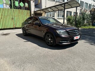 2011 Mercedes-Benz C-Класс 180 BlueEFFICIENCY III (W204) Рестайлинг, коричневый, 1299000 рублей, вид 2
