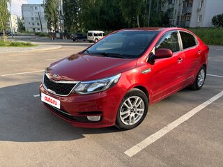 2016 Kia Rio III Рестайлинг, красный, 930000 рублей, вид 1
