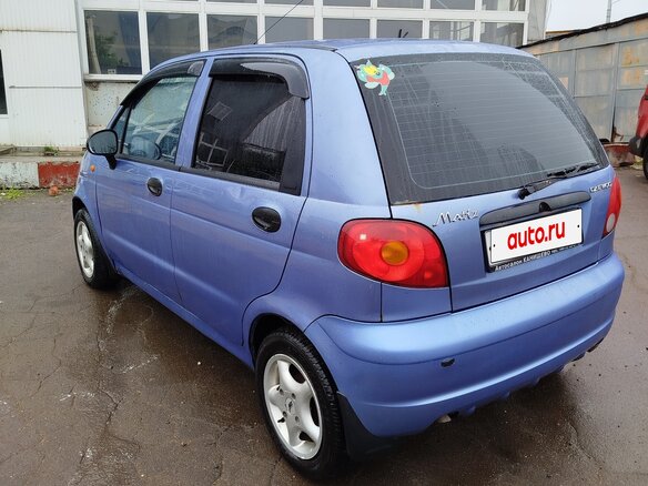 2007 Daewoo Matiz I Рестайлинг, синий, 280000 рублей - вид 10