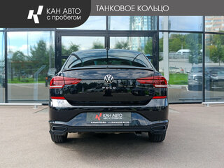 2021 Volkswagen Polo VI, чёрный, 1574000 рублей, вид 4