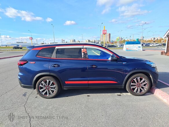 2020 Chery Tiggo 8 I, синий - вид 3