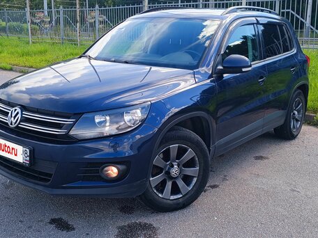 2013 Volkswagen Tiguan I Рестайлинг, синий, 830000 рублей, вид 1