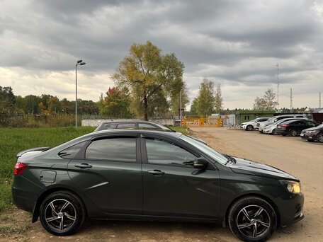 2016 Lada (ВАЗ) Vesta I, зелёный, 690000 рублей, вид 4