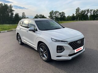 2019 Hyundai Santa Fe IV, белый, 3200000 рублей, вид 1