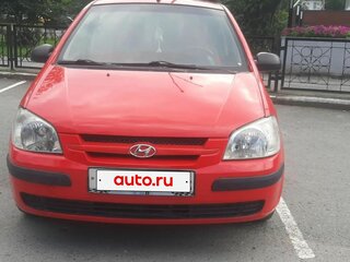 2003 Hyundai Getz I, красный, 310000 рублей, вид 1