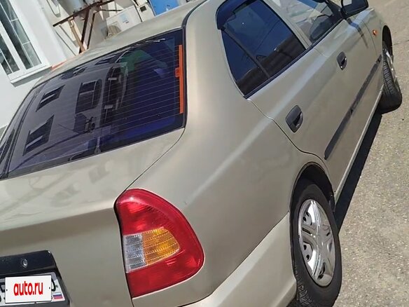 2008 Hyundai Accent ТагАЗ II, бежевый, 360000 рублей - вид 2