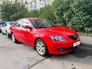 2007 Mazda 3 I (BK) Рестайлинг, красный, 600000 рублей, вид 3
