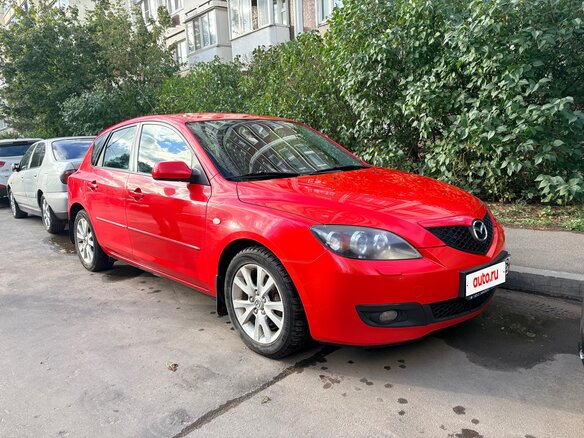2007 Mazda 3 I (BK) Рестайлинг, красный, 600000 рублей - вид 2