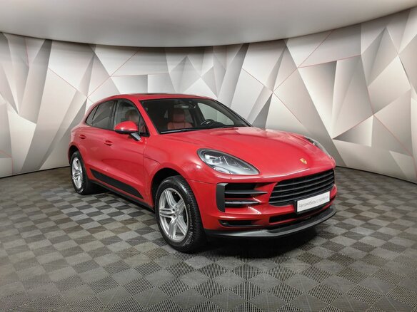 2020 Porsche Macan I Рестайлинг, красный - вид 2