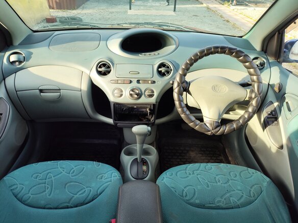 1999 Toyota Vitz I (P10), синий - вид 11