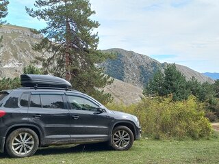 2013 Volkswagen Tiguan I Рестайлинг, чёрный, 1120000 рублей, вид 3