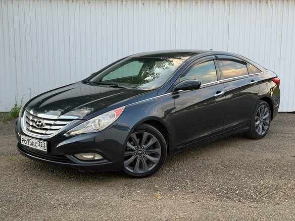 2011 Hyundai Sonata VI (YF), синий, 1110000 рублей - вид 5